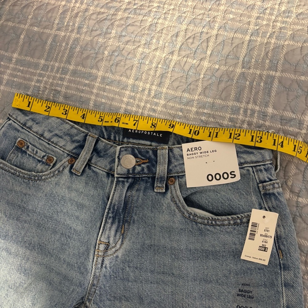 #0051 Aeropostale Light Blue Flare Jeans - Picture 6 of 7